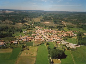 Vista área Barrillos de Curueño